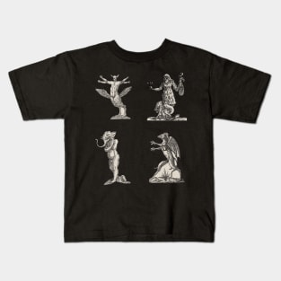 Strange Medieval Monsters Kids T-Shirt